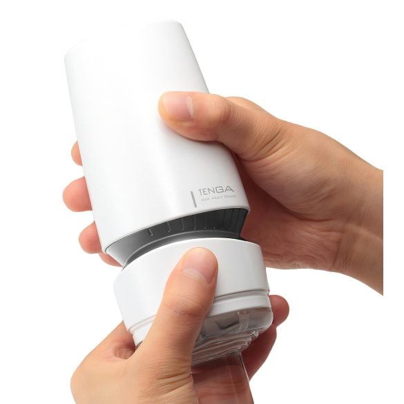 TENGA Aero - superimav valge-hõbedane masturbaator