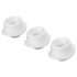 Womanizer L - asenduskummide komplekt - valge (3 tk) - suur
