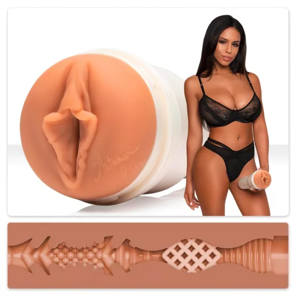 Fleshlight Autumn Falls Cream - masturbaator - realistlik tupeavaga - naturaalne