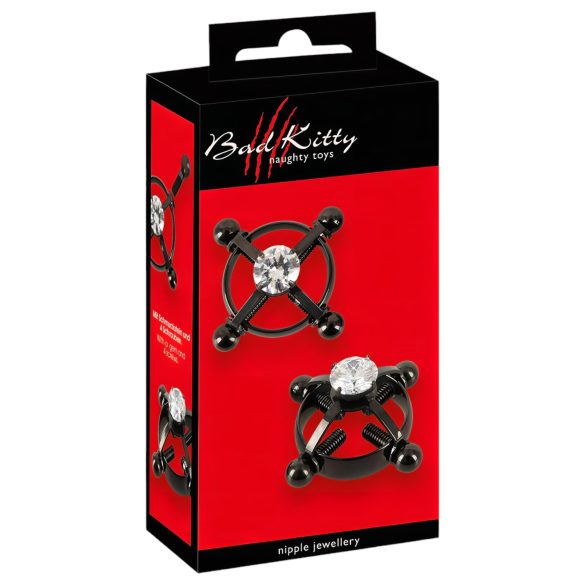 Bad Kitty - sädelevad nibu ehted - must