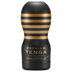 TENGA Premium Strong - ühekordne masturbaator - must