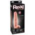 Real Feel Deluxe No.7 - elutru munanditega vibraator (naturaalne)