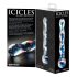 Icicles No. 08 - laineline kahepoolne klaasist dildo (läbipaistev-sinine)