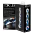Icicles No. 08 - kahe otsaga klaasdildo - laineline - läbipaistev/sinine