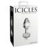 Icicles No. 44 - kooniline klaasist anaaltapp (läbipaistev)
