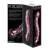 Icicles No. 55 - kahepoolne, G-punkti klaasdildo (roosa)