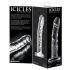 Icicles No. 62 - peenisekujuline klaasdildo (läbipaistev)