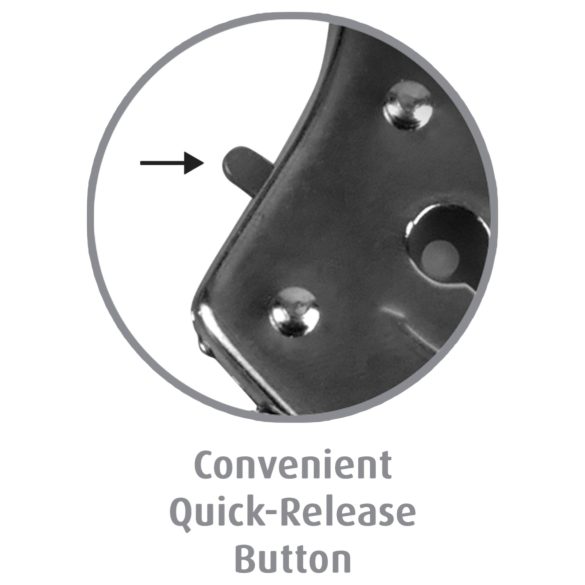 Fetish Fantasy - metallist käerauad - hõbedane