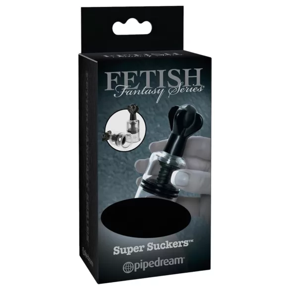 Fetish Super Suckers - nibupump - must läbipaistev