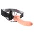 Fetish Strap-On 8 - kinnitatav õõnes vibraator (naturaalne)