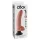 King Cock 9 - painduv vibraator iminapaga 26cm - naturaalne