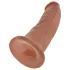 King Cock 9 - realistlik dildoga iminapaga - tume nahatoon - 23 cm