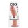 King Cock 10 - suur iminapaga dildo (25cm) - naturaalne