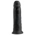 King Cock 10 - iminapaga dildotüra (25cm) - musta