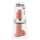 King Cock 11 - iminapaga, munanditega dildo (28cm) - naturaalne