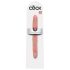 King Cock 12 Slim - elutruu topelt dildo (31 cm) - naturaalne