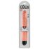 King Cock 10 Stiffy - veekindel, elutruu vibraator (25 cm) - naturaalne