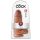King Cock 9 Paks Dildo - iminapaga, 23cm - tume naturaalne