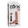 King Cock 8 - elutru pritsiv dildo (20cm) - naturaalne
