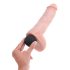King Cock 8 - elutru pritsiv dildo (20cm) - naturaalne