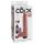 King Cock 11 - elutru pritsiv dildo (28 cm) - naturaalne