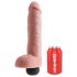 King Cock 11 - elutru pritsiv dildo (28 cm) - naturaalne