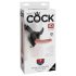 King Cock 7 - must dildovööga strap-on