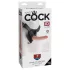 King Cock 7 - strap-on dildo rihmaga - must