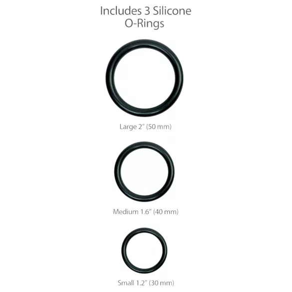 King Cock 7 - strap-on dildo rihmaga - must