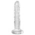 King Cock Clear 6 - dildoga iminapaga - 15 cm - läbipaistev