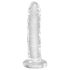 King Cock Clear 6 - dildoga iminapaga - 15 cm - läbipaistev