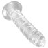 King Cock Clear 6 - iminapaga dildot (15 cm)