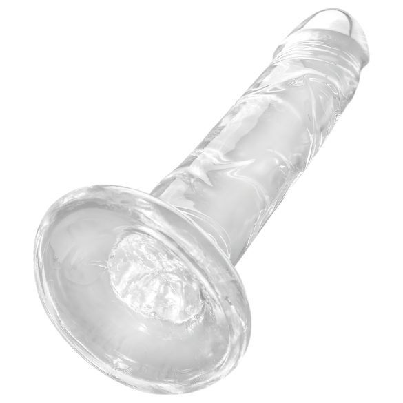 King Cock Clear 6 - dildoga iminapaga - 15 cm - läbipaistev
