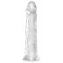 King Cock Clear 8 - tugeva iminapaga suur dildo (20cm)