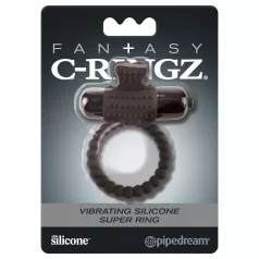 Pipedream Fantasy C-Ringz - vibreeriv peeniserõngas - must