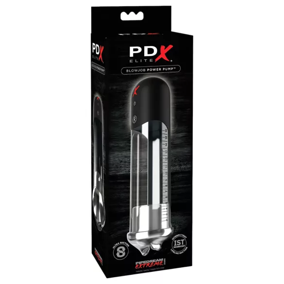 PDX Blowjob - automaatne peenisepump huultega - must