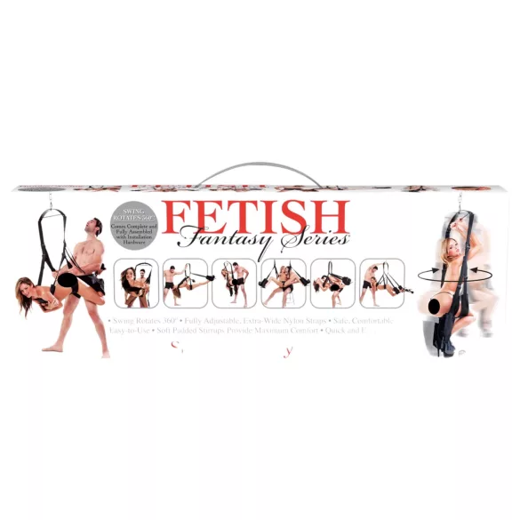 Pipedream - Fetish Fantasy - seksikiik 360-kraadise pöörlemisega (must)