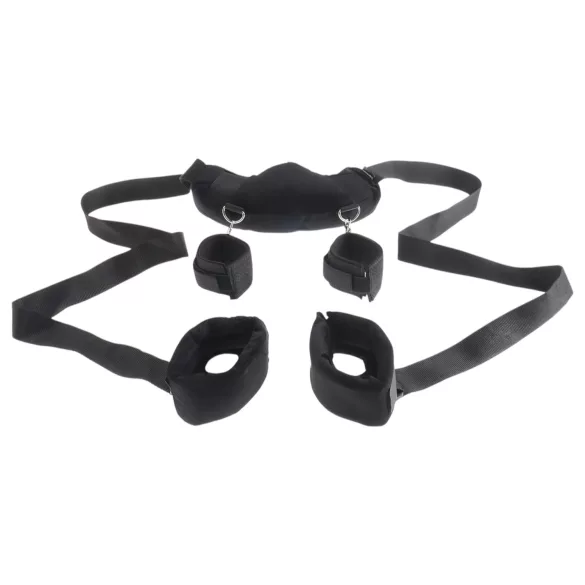 Fetish Position Master - BDSM sidumiskomplekt - must