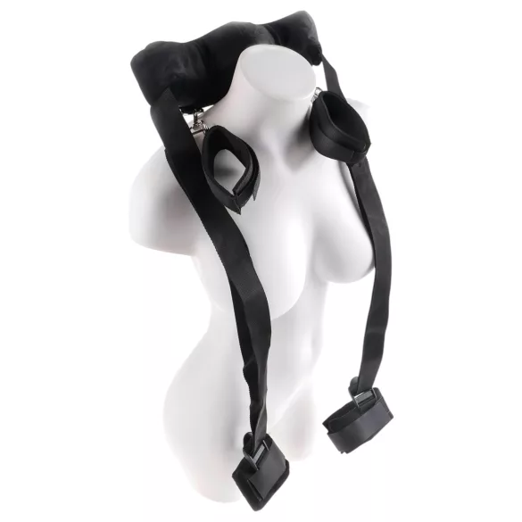 Fetish Position Master - BDSM sidumiskomplekt - must