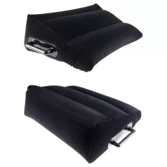   Fetish Fantasy - täispuhutav seksipadi käepidemetega - must