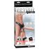 Fetiš Strap-On 12 - kinnitatav õõnes dildo (naturaalne)