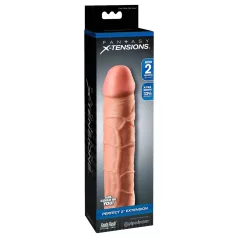  Pipedream - X-TENSION Perfect 2 - elutruu peenisekate (20,3 cm, naturaalne)