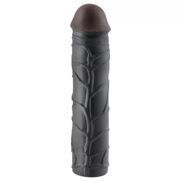 Pipedream - X-TENSION Mega 3 - realistlik peenisehülss (22,8 cm, must)