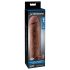 X-TENSION Perfect 2 - erektsioonirõngaga peenisemansett (19cm) - tume naturaalne