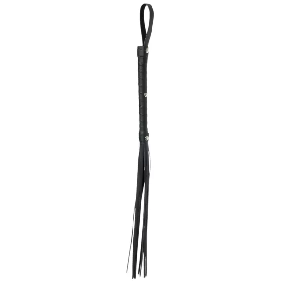 Fetish Fantasy Deluxe Cat-O-Nine - nahast piits - 65 cm - must
