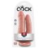 King Cock - elutruud topelt dildot (naturaalsed)