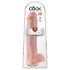 King Cock 15 - iminapaga, munanditega dildo (38 cm) - naturaalne
