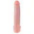 King Cock 15 - dildoga iminapaga munanditega - naturaalne 38cm