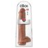 King Cock 15 - hiiglaslik dildo (38 cm) - tume naturaalne