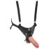 King Cock Strap-on 10 - õõnes rihmaga kinnitatav dildo 25 cm